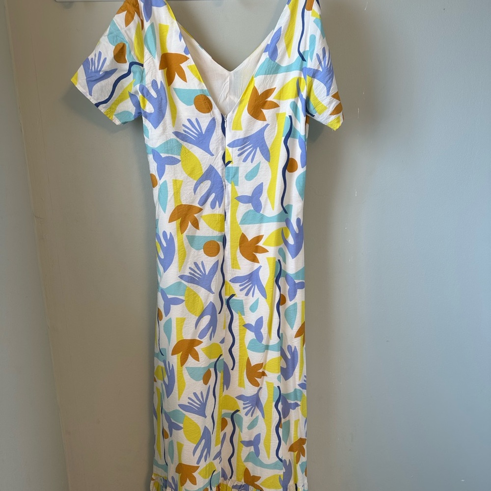 Garden spring party floor length dress